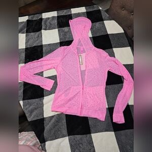 Skims mesh rhinestone swim cover up